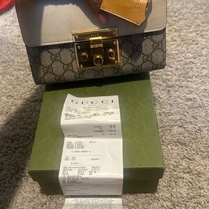 Like new ..lil makeup on top but can be clean